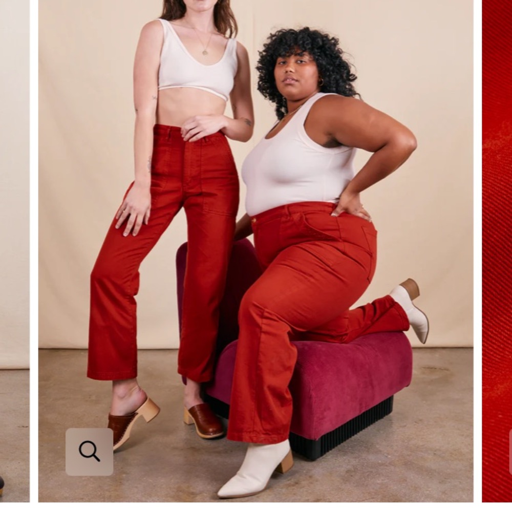 BBP Work Pants Paprika size small